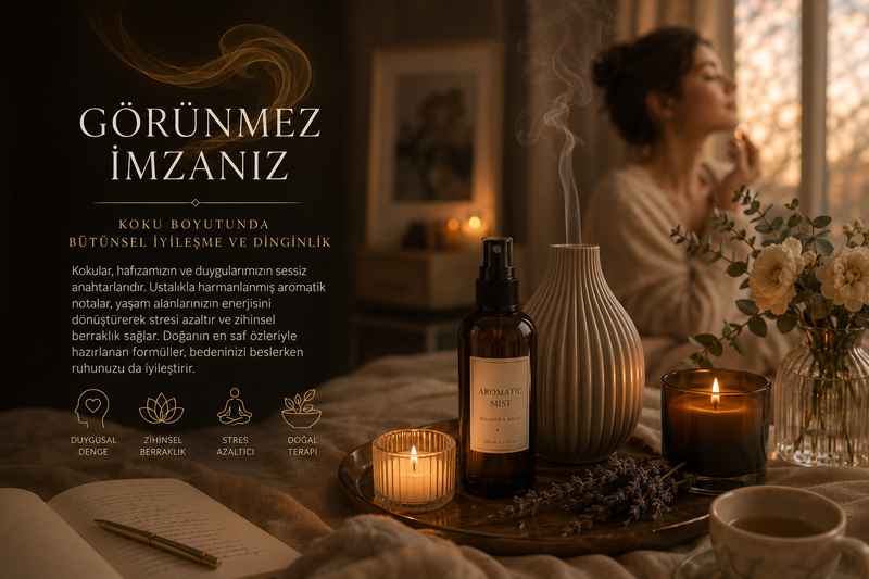 Görünmez İmzanız: Koku Boyutunda Bütünsel İyileşme ve Dinginlik