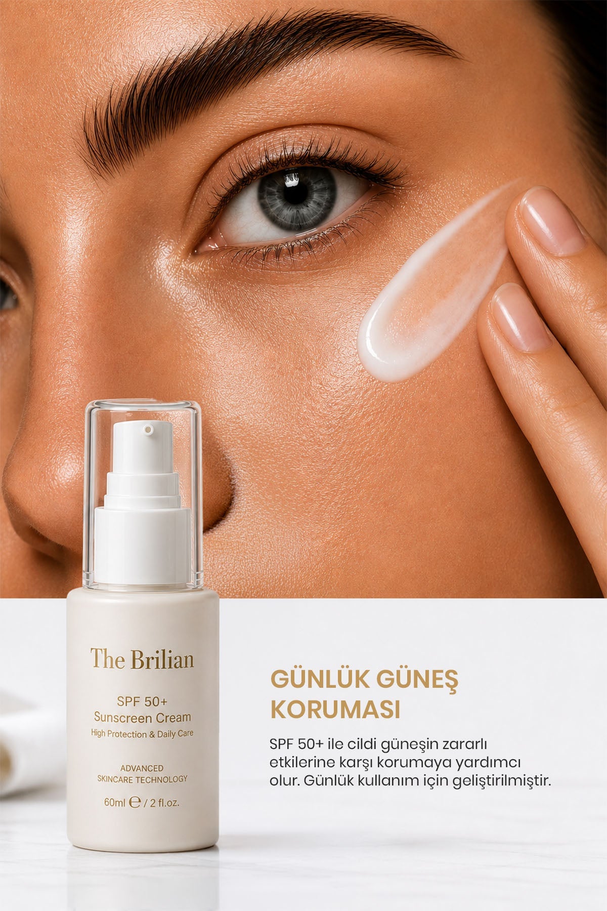The Brilian SPF 50+ Sunscreen Cream Trendyol görseli 4